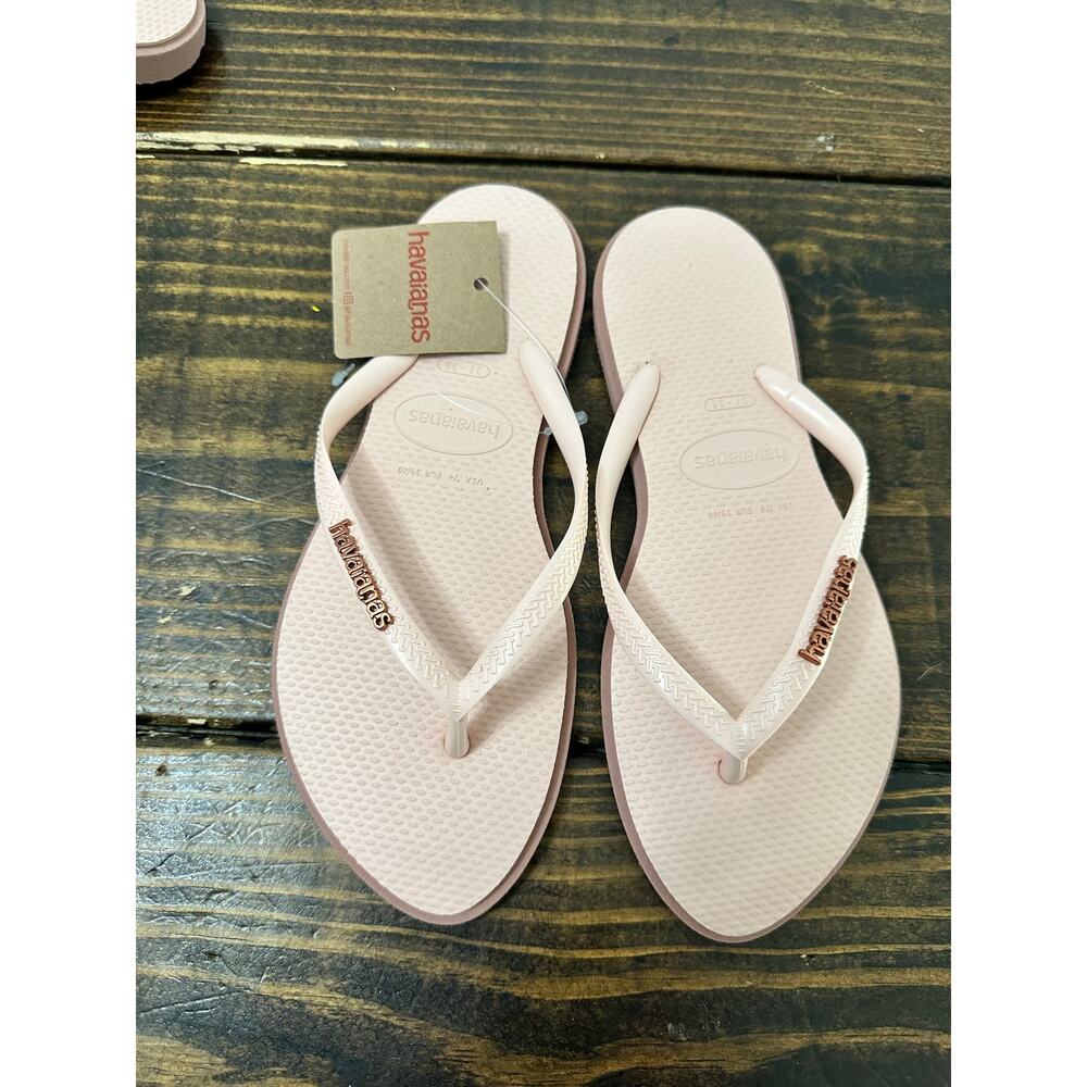 Havaianas Crocus Rose 37/38 NWT
